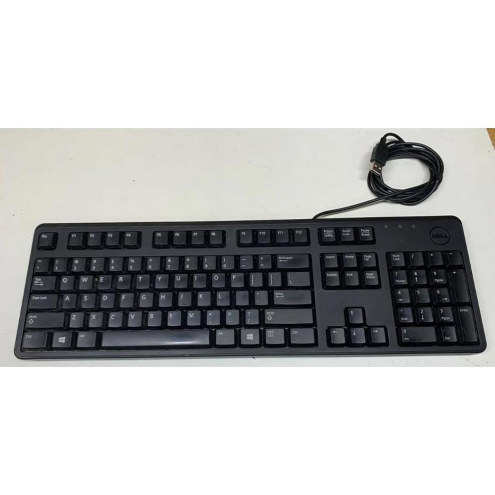 Dell KB212-B DRFJ6 Wired USB Keyboard - TESTED